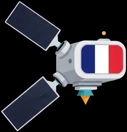 Switch to English language - Français satellite navigation interface